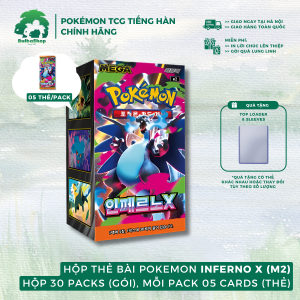 Charizard - Inferno X (m2) bản tiếng Hàn (Korean KOR) 2026 - MEGA Evolutions Booster Box 30 packs Pokemon TCG chính hãng tại Hà Nội