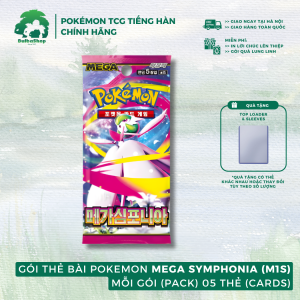 Gardevoir - Mega Symphonia (m1s) bản tiếng Hàn (Korean KOR) 2025 - Mega Evolution Booster pack Pokemon TCG chính hãng tại Hà Nội
