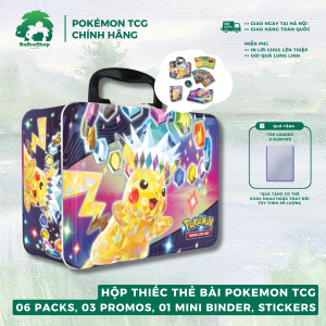 Pikachu - Collector Chest (Fall 2024) (Scarlet and Violet) Pokemon TCG - Bulbashop Hanoi Vietnam